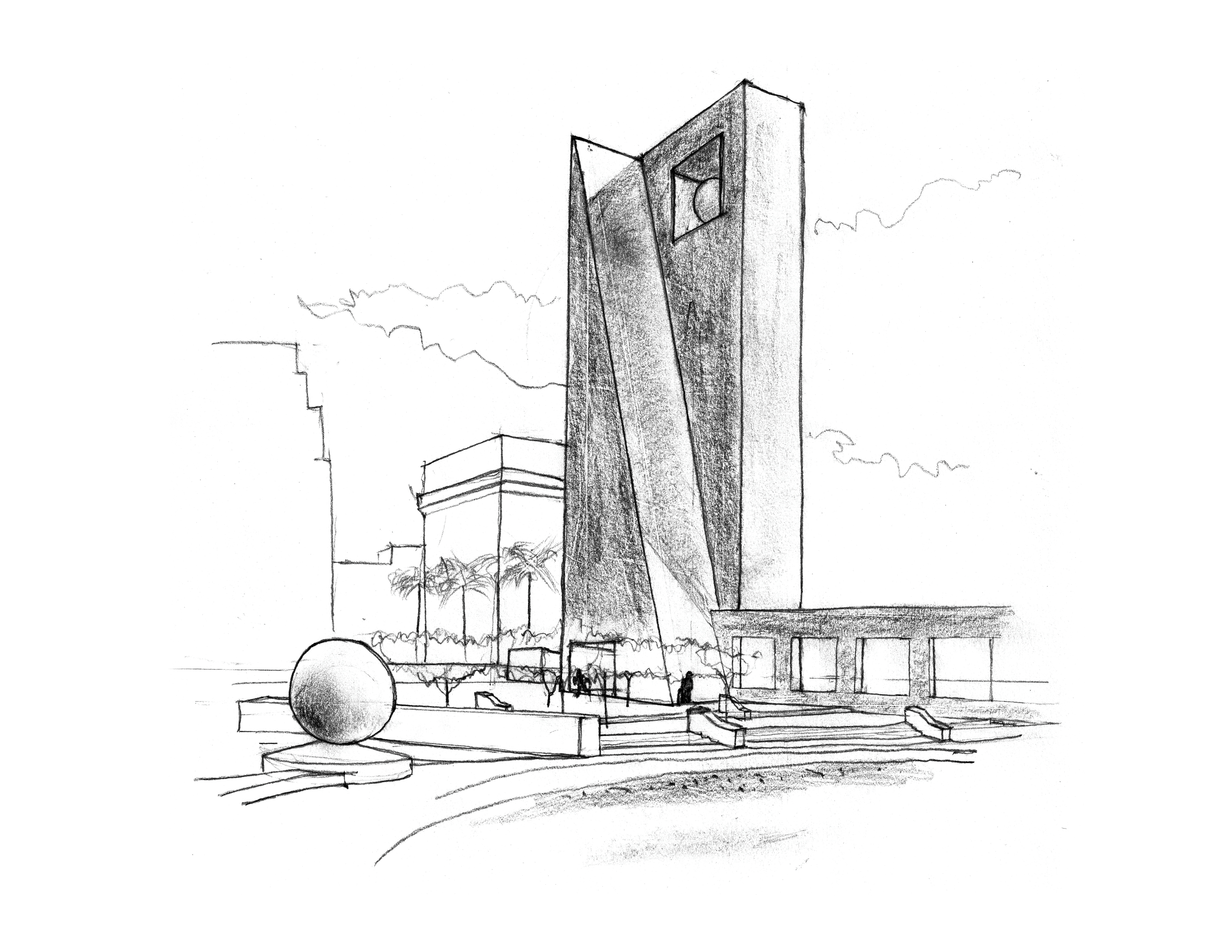PERSHING SQUARE - Two point perspective