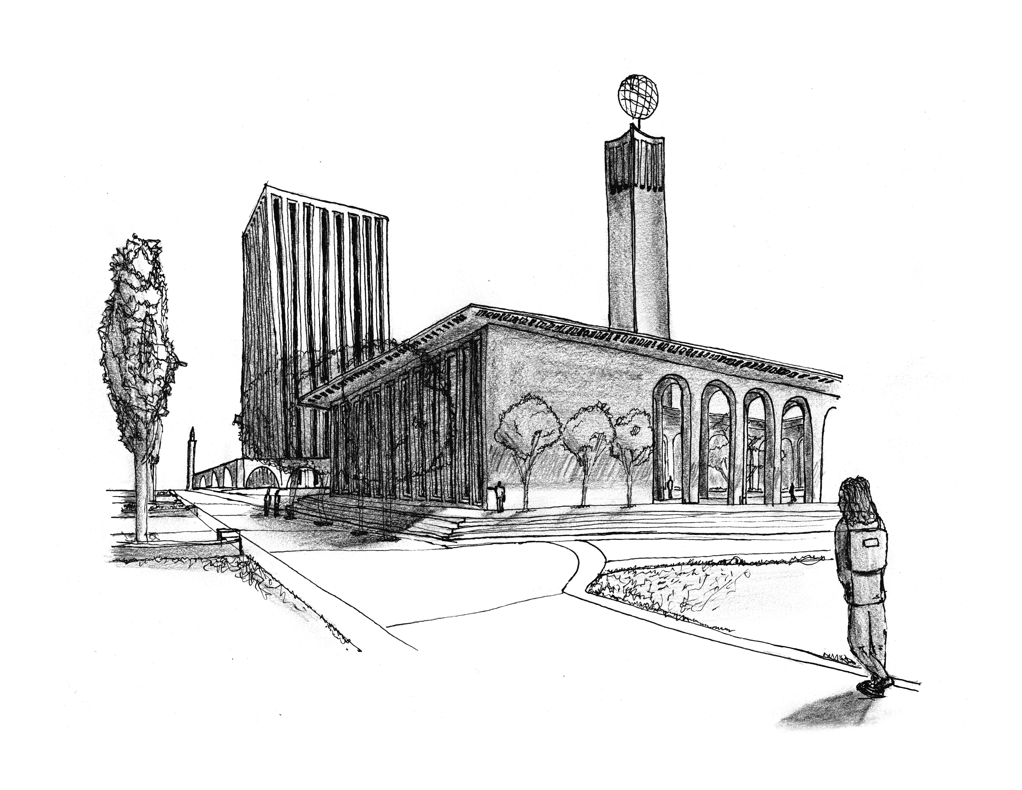 WALK DOWN TROUSDALE - Two-point perspective